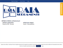 Tablet Screenshot of infissiroma.it